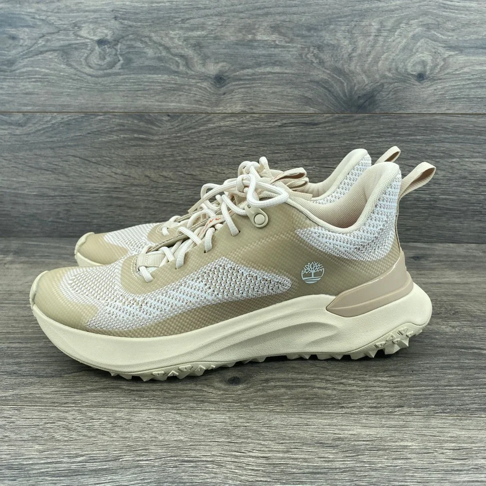 Timberland Motion Access Low Lace Sneaker Womens 8 Beige Natural Knit TB0A29PPEK